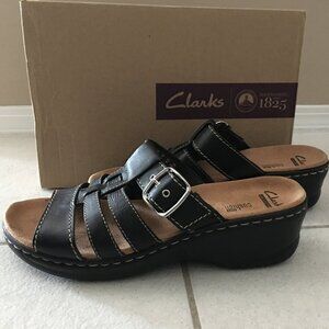 Leather Strap Sandals - Slip on